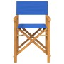 Silla de director plegable madera maciza de teca azul en Sillas de jardín | Comprar online en Foru.es