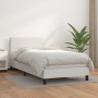 Cama box spring con colchón cuero sintético blanco 90x190 cm de vidaXL, Camas y somieres - Ref: Foro24-3140982, Precio: 298,3...