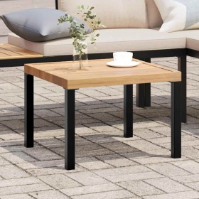 Mesa de jardín acero recubrimiento en polvo negro 55x55x39,5 cm en Mesas de jardín | Comprar online en Foru.es