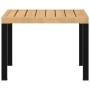 Mesa de jardín acero recubrimiento en polvo negro 55x55x39,5 cm en Mesas de jardín | Comprar online en Foru.es