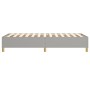 Estructura de cama de tela gris claro 80x200 cm de vidaXL, Camas y somieres - Ref: Foro24-3120913, Precio: 91,50 €, Descuento: %