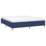 Estructura de cama tela azul 180x200 cm de vidaXL, Camas y somieres - Ref: Foro24-3120983, Precio: 131,90 €, Descuento: %