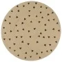 Alfombra de yute tejida a mano estampado de triángulos 150 cm de vidaXL, Alfombras - Ref: Foro24-133691, Precio: 63,09 €, Des...