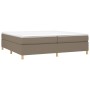 Estructura de cama de tela gris taupe 200x200 cm de vidaXL, Camas y somieres - Ref: Foro24-3120989, Precio: 165,03 €, Descuen...