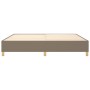 Estructura de cama de tela gris taupe 200x200 cm de vidaXL, Camas y somieres - Ref: Foro24-3120989, Precio: 165,03 €, Descuen...