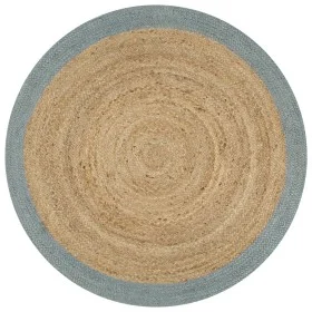 Handmade jute rug with olive green border 150 cm by vidaXL, Rugs - Ref: Foro24-133682, Price: 54,35 €, Discount: %