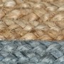 Alfombra hecha a mano de yute con borde verde oliva 150 cm de vidaXL, Alfombras - Ref: Foro24-133682, Precio: 60,68 €, Descue...