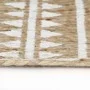 Alfombra de yute tejida a mano con estampado blanco 90 cm de vidaXL, Alfombras - Ref: Foro24-133692, Precio: 34,15 €, Descuen...
