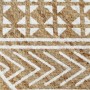 Alfombra de yute tejida a mano con estampado blanco 90 cm de vidaXL, Alfombras - Ref: Foro24-133692, Precio: 34,82 €, Descuen...
