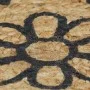 Alfombra de yute tejida a mano con estampado azul oscuro 90 cm de vidaXL, Alfombras - Ref: Foro24-133701, Precio: 25,35 €, De...