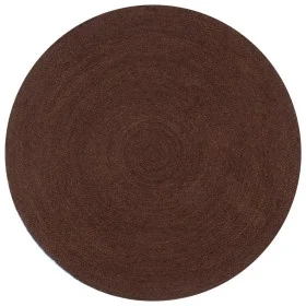 Alfombra de yute tejida a mano redonda marrón 120 cm de vidaXL, Alfombras - Ref: Foro24-133672, Precio: 45,90 €, Descuento: %