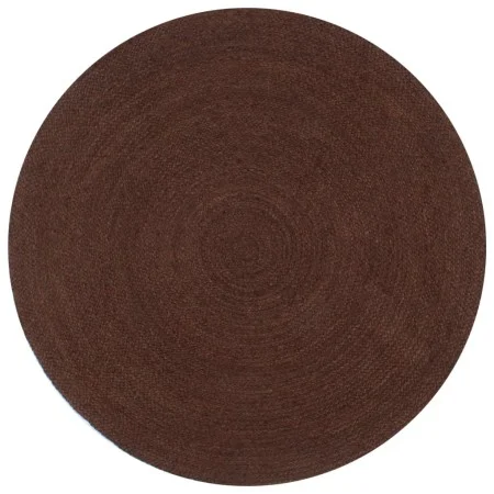Alfombra de yute tejida a mano redonda marrón 120 cm de vidaXL, Alfombras - Ref: Foro24-133672, Precio: 45,90 €, Descuento: %