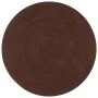 Alfombra de yute tejida a mano redonda marrón 120 cm de vidaXL, Alfombras - Ref: Foro24-133672, Precio: 45,90 €, Descuento: %