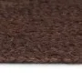 Alfombra de yute tejida a mano redonda marrón 120 cm de vidaXL, Alfombras - Ref: Foro24-133672, Precio: 45,90 €, Descuento: %
