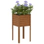 Jardinera de jardín 45x45x88 cm de acero corten en Macetas y jardineras | Comprar online en Foru.es