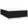 Estructura de cama de tela negra 140x200 cm de vidaXL, Camas y somieres - Ref: Foro24-3120963, Precio: 115,23 €, Descuento: %