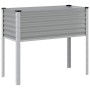 Jardinera de acero gris 100x45x90 cm en Macetas y jardineras | Comprar online en Foru.es