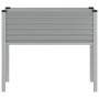 Jardinera de acero gris 100x45x90 cm en Macetas y jardineras | Comprar online en Foru.es