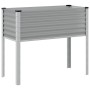 Jardinera de acero gris 100x45x90 cm en Macetas y jardineras | Comprar online en Foru.es