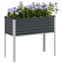 Jardinera de acero antracita 100x45x90 cm en Macetas y jardineras | Comprar online en Foru.es