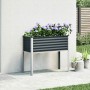 Jardinera de acero antracita 100x45x90 cm en Macetas y jardineras | Comprar online en Foru.es