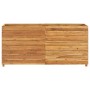 Arriate elevado madera de teca reciclada y acero 150x40x72 cm de vidaXL, Maceteros y jardineras - Ref: Foro24-47429, Precio: ...