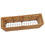 Arriate elevado madera de teca reciclada y acero 150x40x72 cm de vidaXL, Maceteros y jardineras - Ref: Foro24-47429, Precio: ...