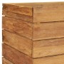 Arriate elevado madera de teca reciclada y acero 150x40x72 cm de vidaXL, Maceteros y jardineras - Ref: Foro24-47429, Precio: ...