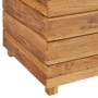Arriate elevado madera de teca reciclada y acero 150x40x72 cm de vidaXL, Maceteros y jardineras - Ref: Foro24-47429, Precio: ...