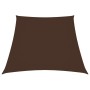 Toldo de vela trapezoidal de tela oxford marrón 2/4x3 m en Sombrillas | Comprar online en Foru.es