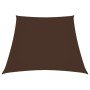 Toldo de vela trapezoidal de tela oxford marrón 2/4x3 m en Sombrillas | Comprar online en Foru.es