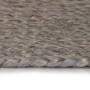 Alfombra de yute tejida a mano redonda gris 120 cm de vidaXL, Alfombras - Ref: Foro24-133663, Precio: 49,36 €, Descuento: %