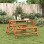 Mesa de picnic bancos 2 en 1 convertible madera maciza abeto en Mesas de jardín | Comprar online en Foru.es