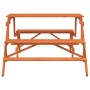 Mesa de picnic bancos 2 en 1 convertible madera maciza abeto en Mesas de jardín | Comprar online en Foru.es