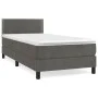 Box spring bed with dark gray velvet mattress 80x200 cm by vidaXL, Beds and slatted bases - Ref: Foro24-3141210, Price: 270,7...