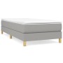 Estructura de cama de tela gris claro 100x200 cm de vidaXL, Camas y somieres - Ref: Foro24-3120590, Precio: 67,40 €, Descuent...