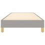 Estructura de cama de tela gris claro 100x200 cm de vidaXL, Camas y somieres - Ref: Foro24-3120590, Precio: 67,40 €, Descuent...