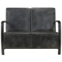 Sofá de 2 plazas cuero auténtico gris envejecido de vidaXL, Sillones - Ref: Foro24-321866, Precio: 371,49 €, Descuento: %