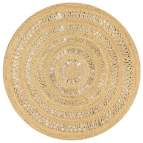 Alfombra hecha a mano de yute trenzado 150 cm de vidaXL, Alfombras - Ref: Foro24-133709, Precio: 56,83 €, Descuento: %