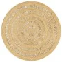 Alfombra hecha a mano de yute trenzado 150 cm de vidaXL, Alfombras - Ref: Foro24-133709, Precio: 52,71 €, Descuento: %