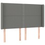 Cama box spring colchón y luces LED tela gris oscuro 140x200 cm de vidaXL, Camas y somieres - Ref: Foro24-3138798, Precio: 48...
