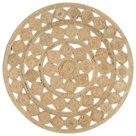 Alfombra hecha a mano de yute trenzado 120 cm de vidaXL, Alfombras - Ref: Foro24-133711, Precio: 48,09 €, Descuento: %