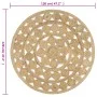 Alfombra hecha a mano de yute trenzado 120 cm de vidaXL, Alfombras - Ref: Foro24-133711, Precio: 48,09 €, Descuento: %