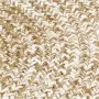 Alfombra de yute tejida a mano blanco y natural 120 cm de vidaXL, Alfombras - Ref: Foro24-133723, Precio: 43,48 €, Descuento: %
