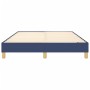 Estructura de cama de tela gris taupe azul 140x200 cm de vidaXL, Camas y somieres - Ref: Foro24-3120620, Precio: 107,92 €, De...