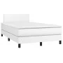 Boxspringbett mit weißer Kunstledermatratze 120x200 cm von vidaXL, Betten und Lattenroste - Ref: Foro24-3140994, Preis: 363,6...