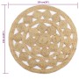 Alfombra hecha a mano de yute trenzado 150 cm de vidaXL, Alfombras - Ref: Foro24-133712, Precio: 60,08 €, Descuento: %