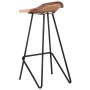 Taburetes de cocina 4 unidades cuero auténtico marrón de vidaXL, Taburetes de cocina - Ref: Foro24-320646, Precio: 171,86 €, ...