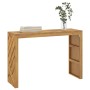 Mesa consola madera maciza de teca 110x35x75 cm en Mesas auxiliares | Comprar online en Foru.es