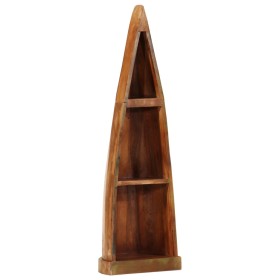 Estantería barca madera maciza reciclada 39x27x127 cm en Librerías y estanterías | Comprar online en Foru.es
